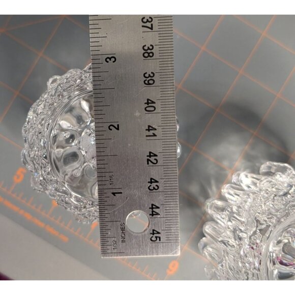 Kosta Boda Goran Warff Crystal Votive Candle Holders Set of 2 - Picture 14 of 16